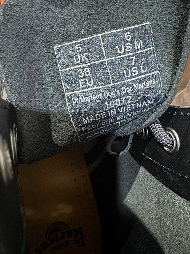 【新品未使用】Dr. Martens 1460 8ホール ブーツ ブラック 38