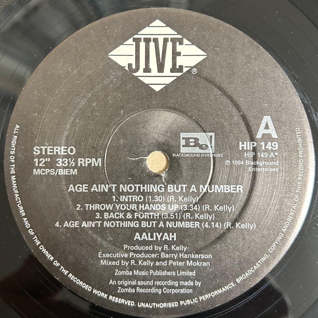 洋楽 Aaliyah / Age Ain't Nothing But A Number