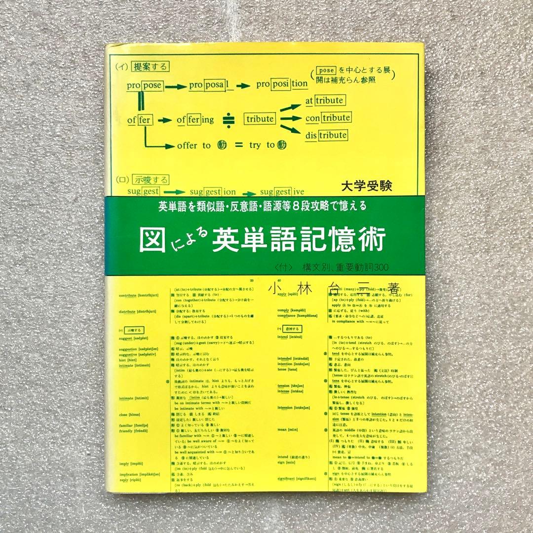 【幻の英語参考書(国会図書館未所蔵本)】図による英単語記憶術　小林台三　鳳書院
