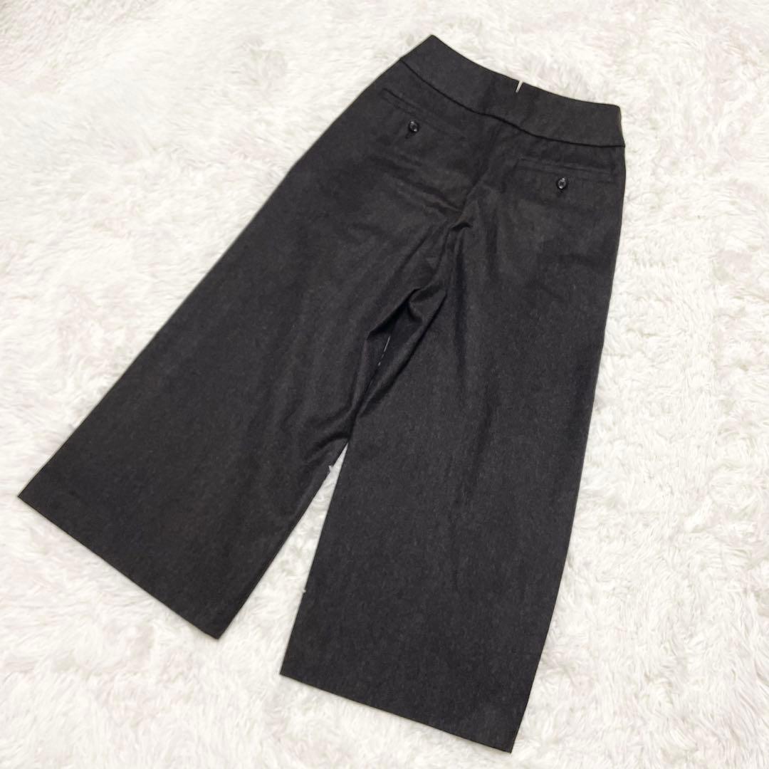 ✨極美品✨マーガレットハウエル ウール カシミヤ ワイドパンツ ガウチョパンツ