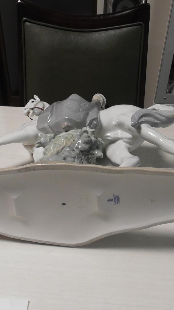 ヨシカネ　LLADRO　リヤドロ　【白い馬の少女】１5　リアドロ　L487