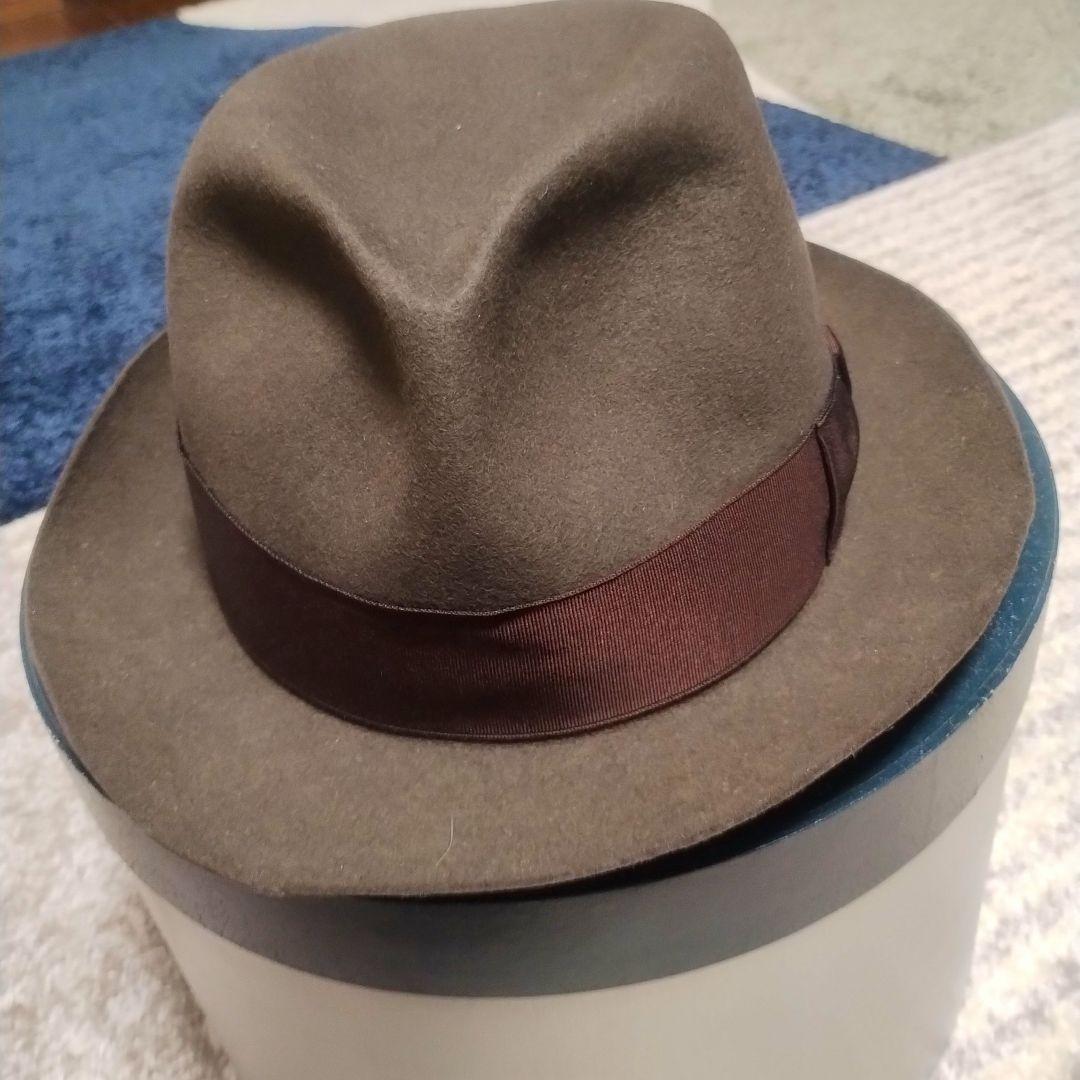 Borsalino ウールハット ブラウン