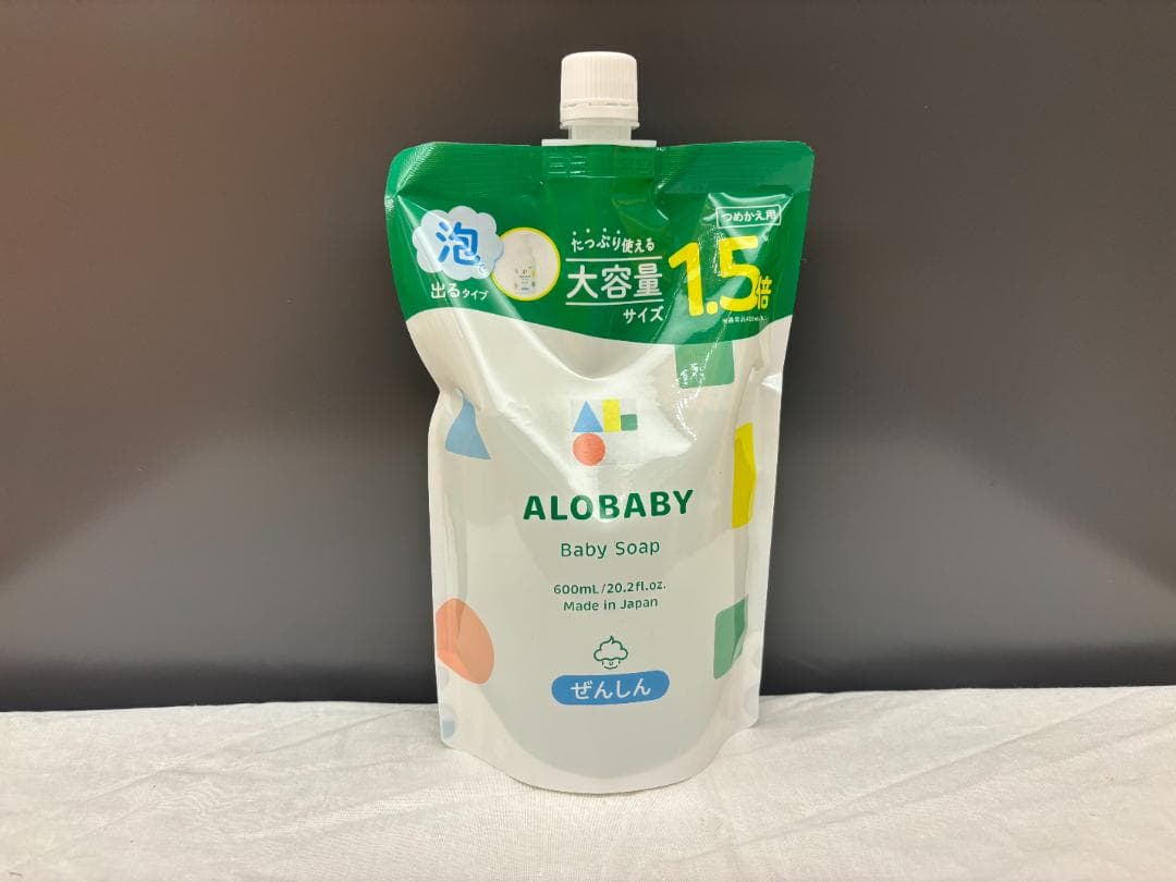 ６個　ALOBABY　BABY　SOAP　詰替　600ml　（泡）　アロベビー