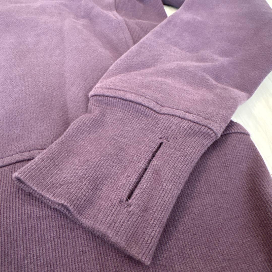 ルルレモン　パープル フード付きパーカー