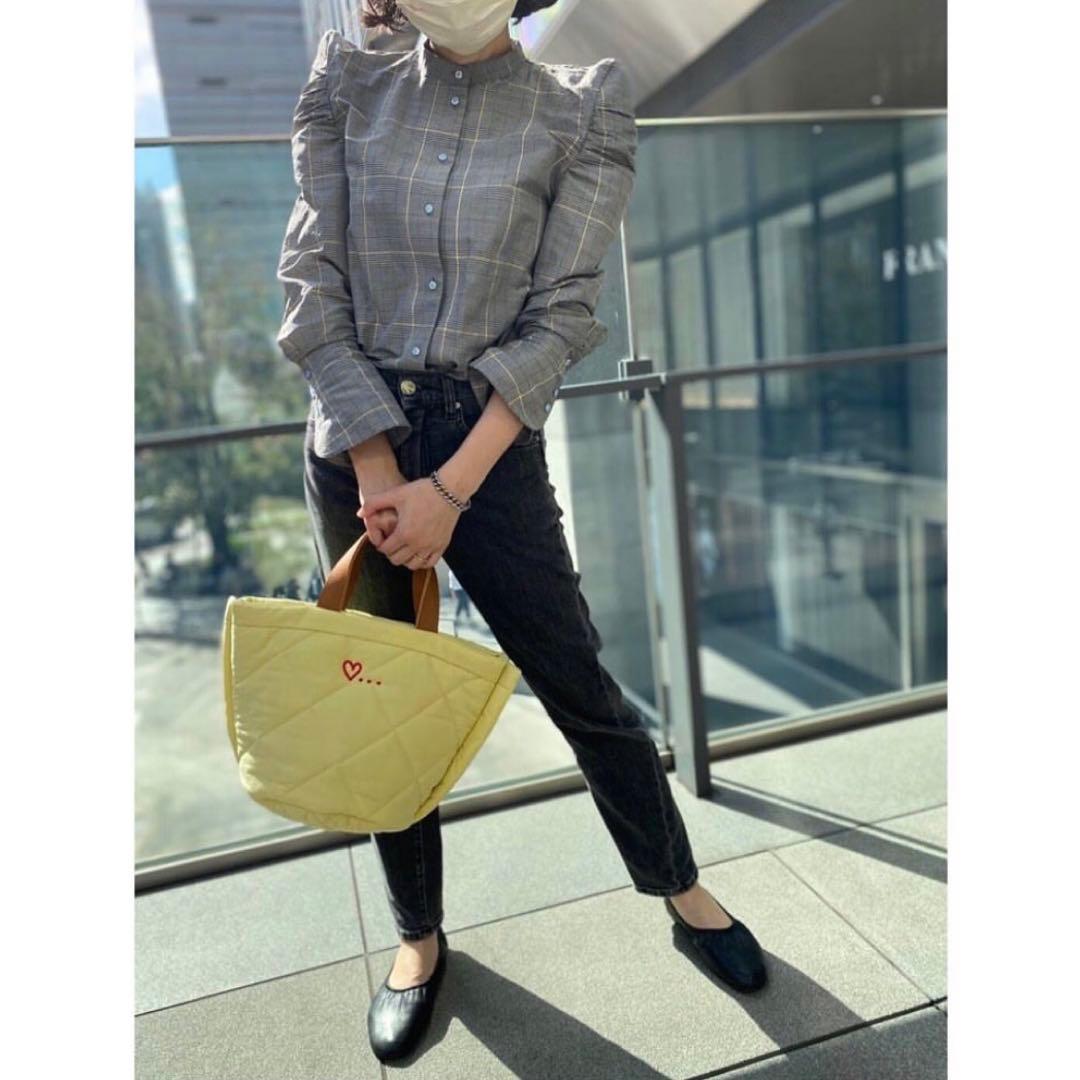 極美品 LUDLOW ラドロー チェック柄 ブラウス リネン