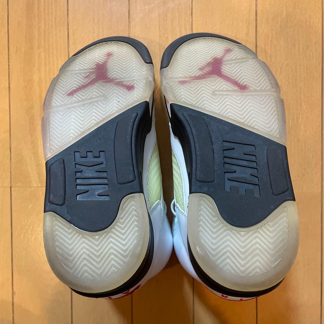 【美品】Nike Air Jordan 5 Retro \"Fire Red\"