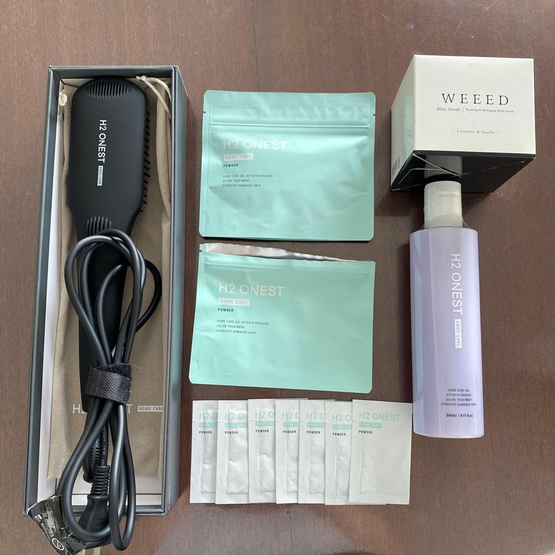 エイチツーオネスト ホームケアトリートメント ホームパウダー15包 ヒートブラシ