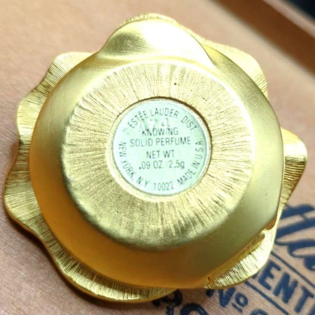 エスティローダー 練り香水 リリー・パッド（睡蓮の葉）とカエル 元箱付き