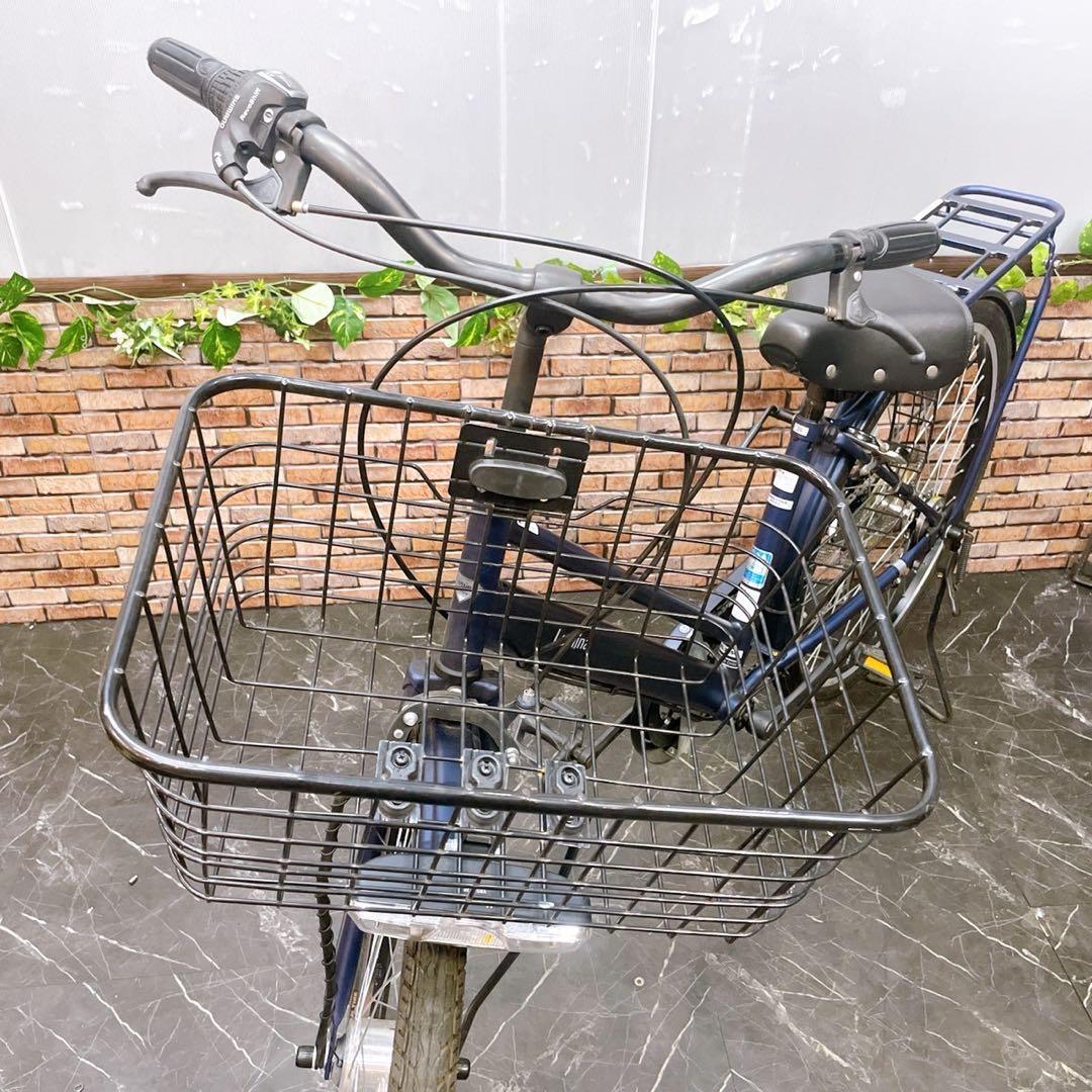 【46】一般車 ママチャリ Lumina ブルー 紺色