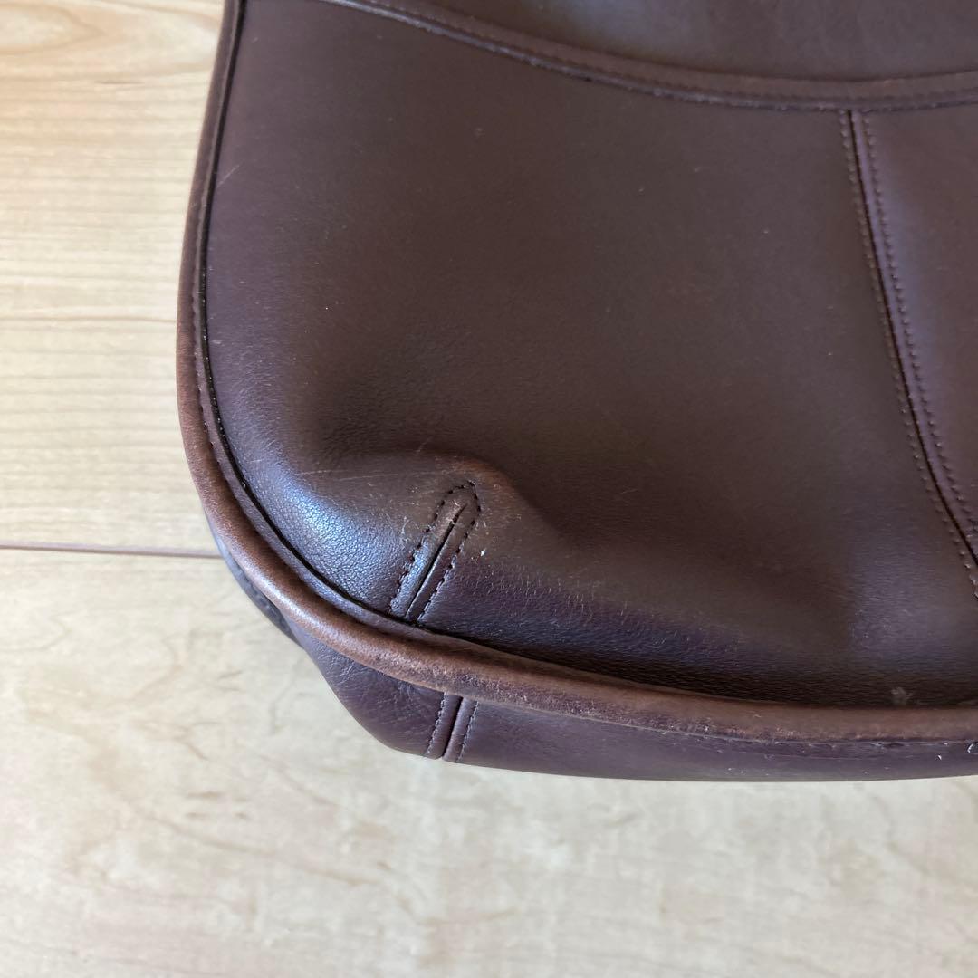 COACH ショルダーバッグ ダークブラウン F7D 9083