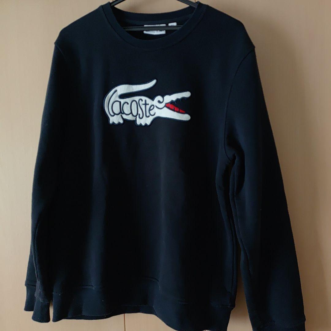 ●ラコステ●スウェット●L●ブラック●トレーナー●