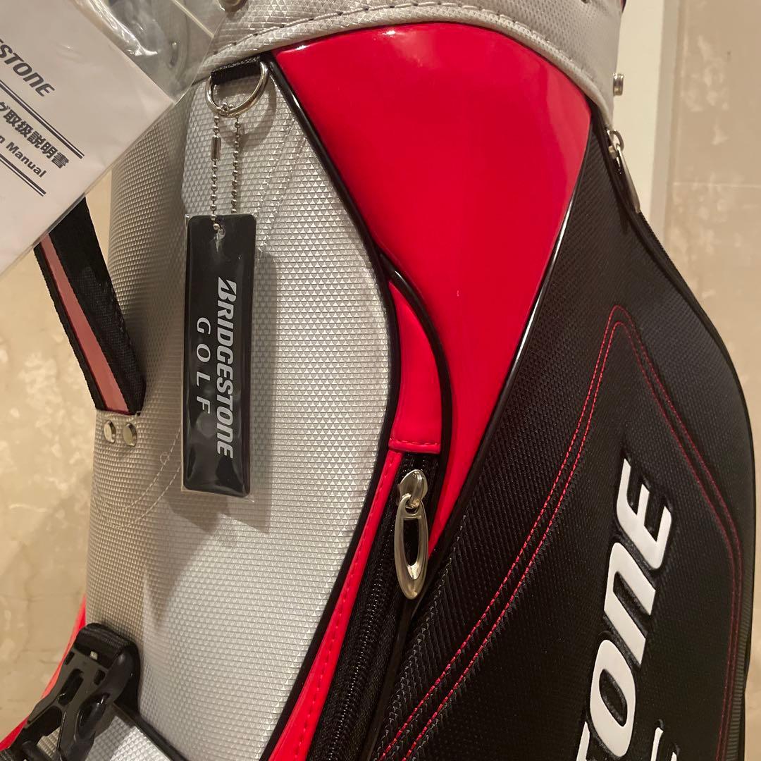 BRIDGESTONE GOLF キャディバッグ 赤黒