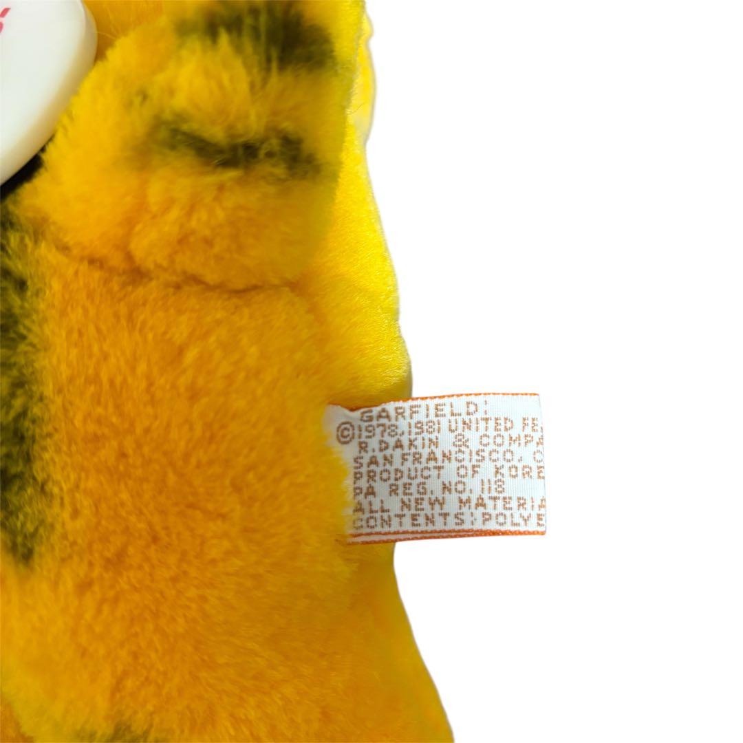 80s ガーフィールド garfield ぬいぐるみ