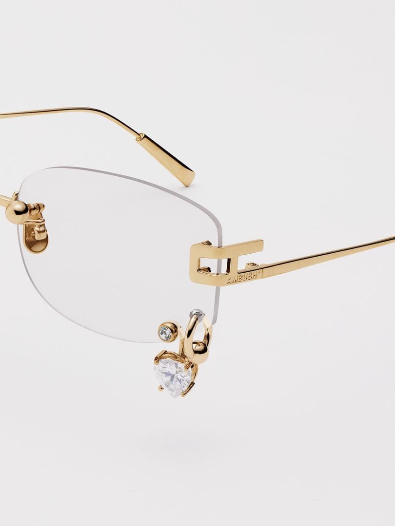 『値下げ』ambush アンブッシュピアス サングラス ゴールド