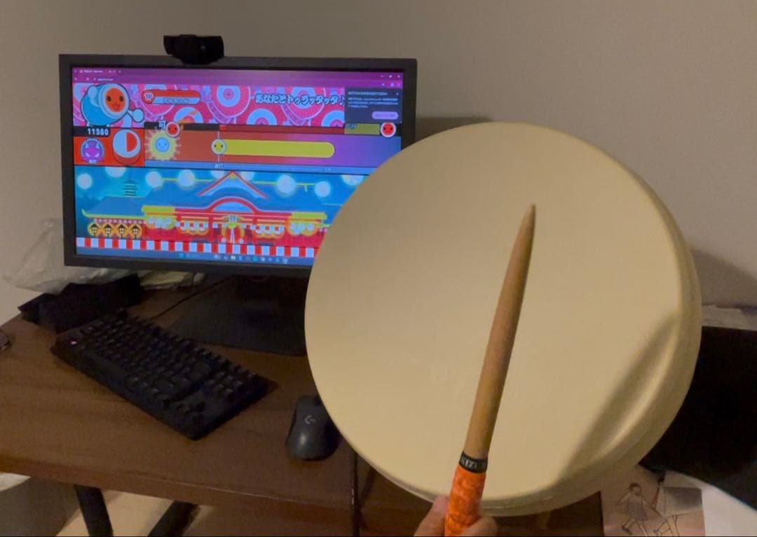 Wakky　太鼓の達人 おうち太鼓とコントローラー一式　太鼓フォLv5