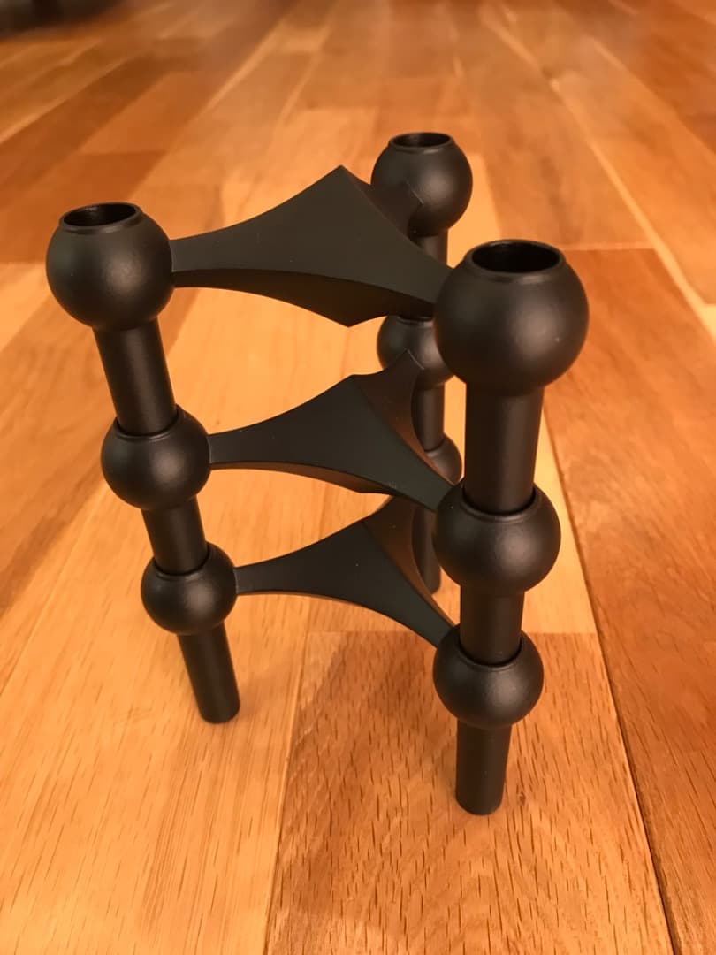 STOFF Nagel ストッフナゲル キャンドルホルダー　ブラック3個