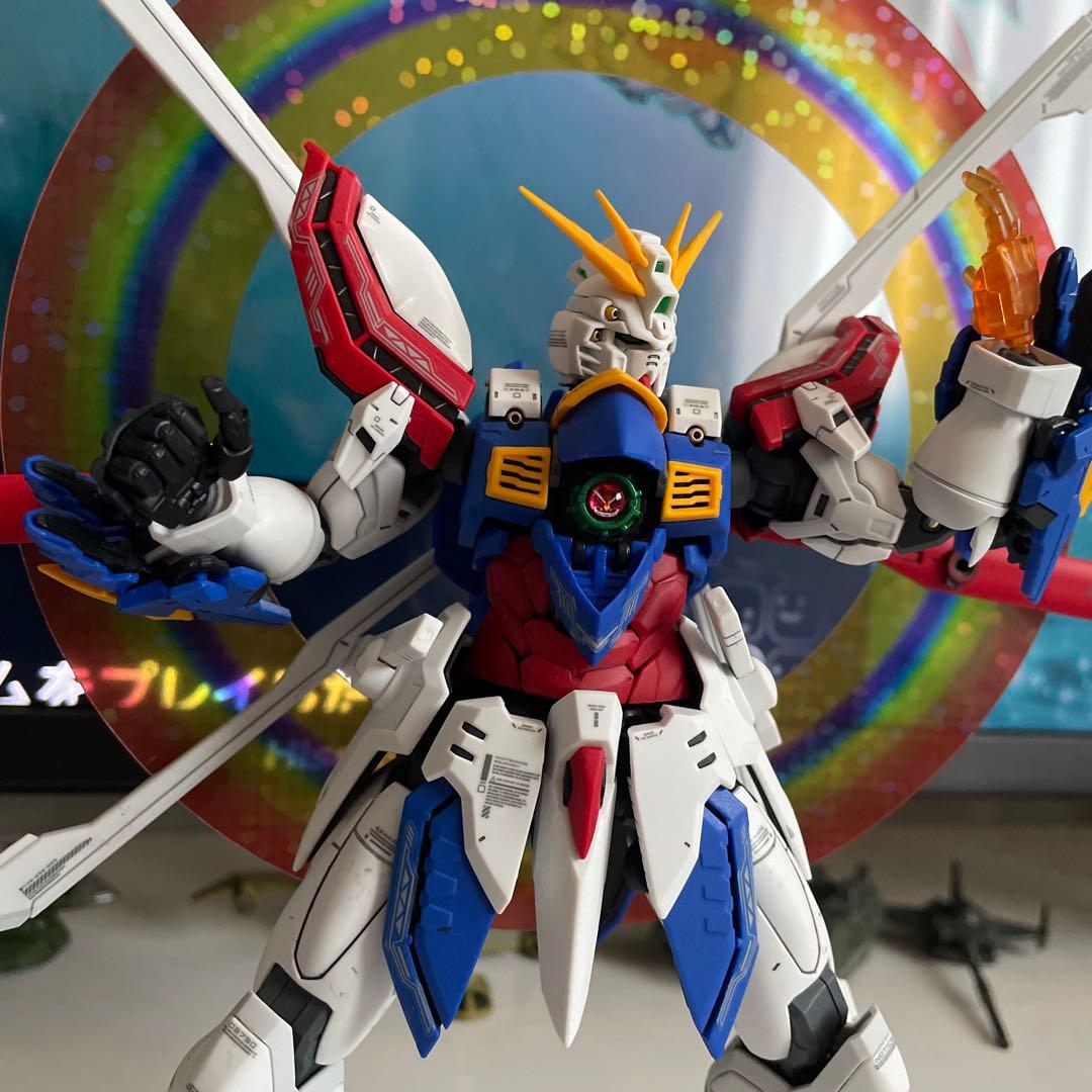 ゴッドガンダム ハイレゾリューションモデル　ガンプラ　完成品　ジャンク