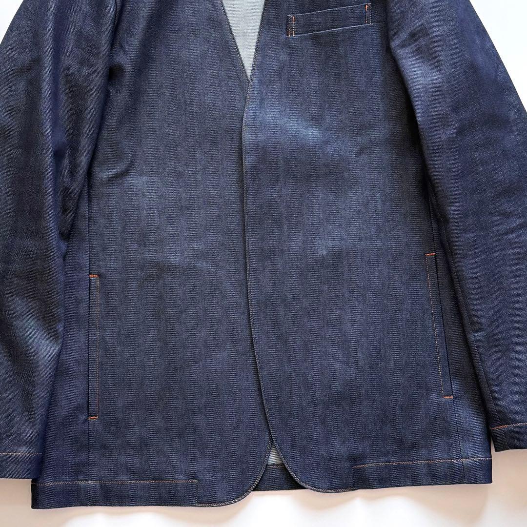 【23SS】SOPHNET ソフネット ノーカラー デニムジャケット インディゴ
