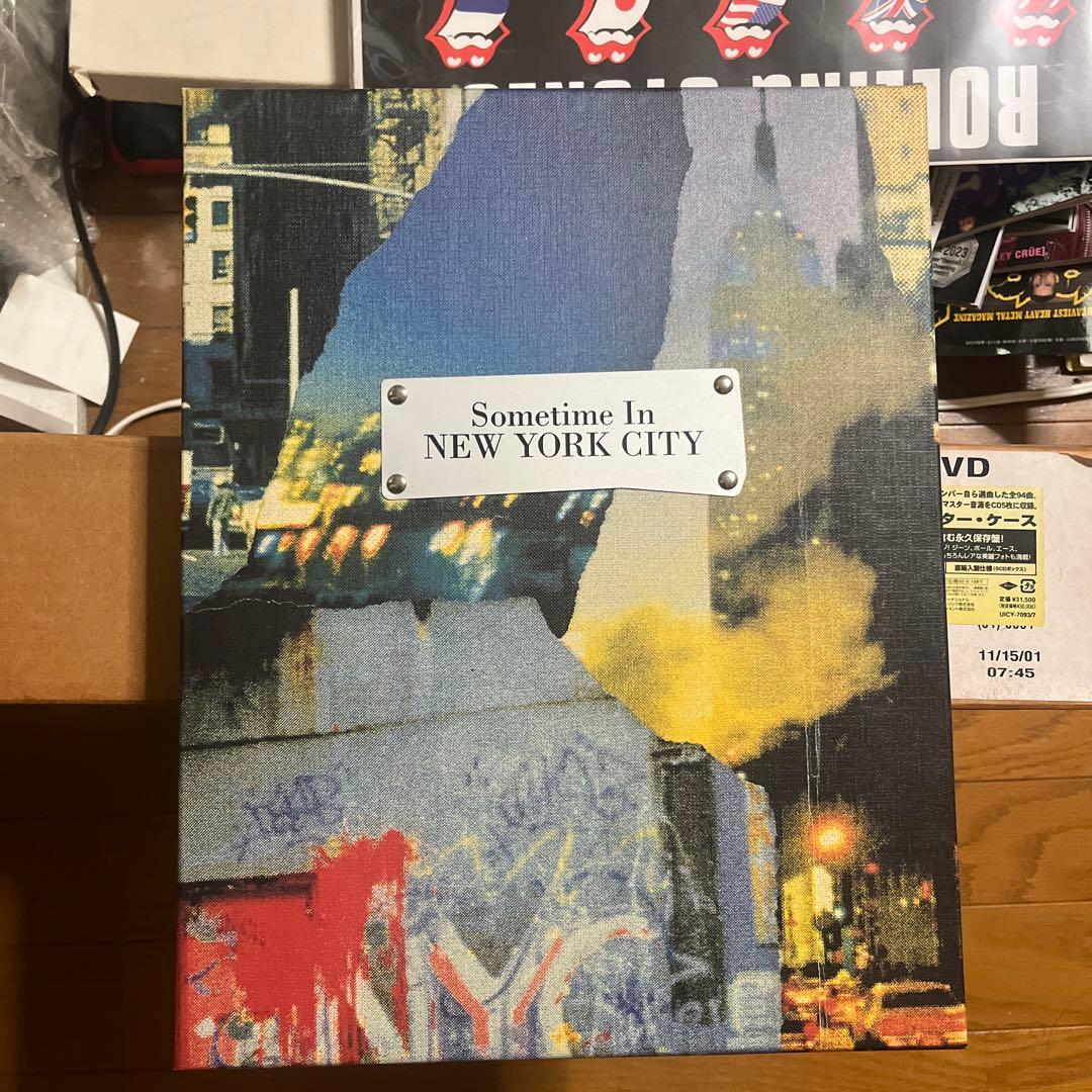 洋書 sometime in NEW YORK CITY John Lennon