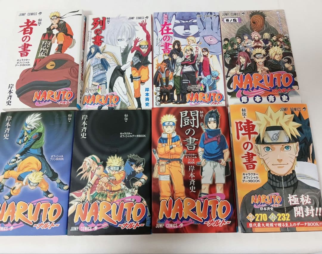 NARUTO　関連本37冊　　オフィシャルデータブック　アニメコミックス　等