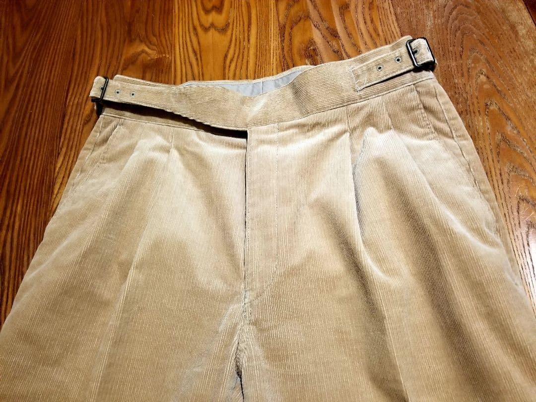 【美品】ムーバーガーメンツ トラウザーズ パンツ スラックス コーデュロイ