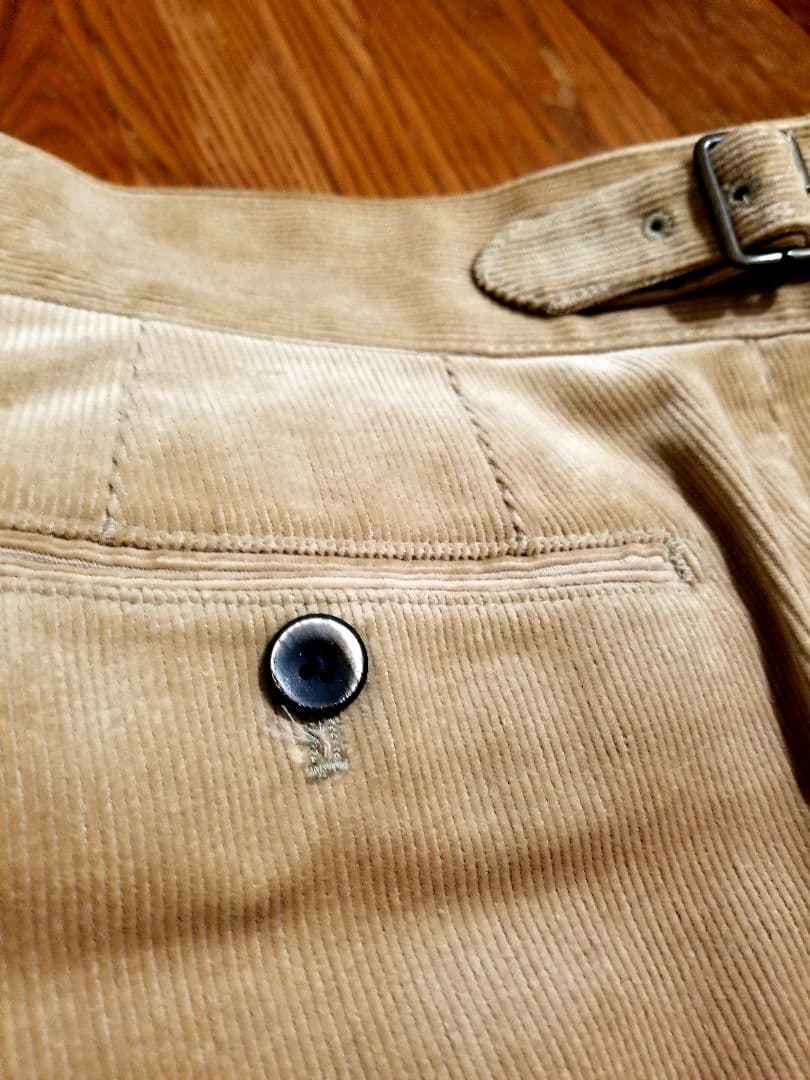 【美品】ムーバーガーメンツ トラウザーズ パンツ スラックス コーデュロイ