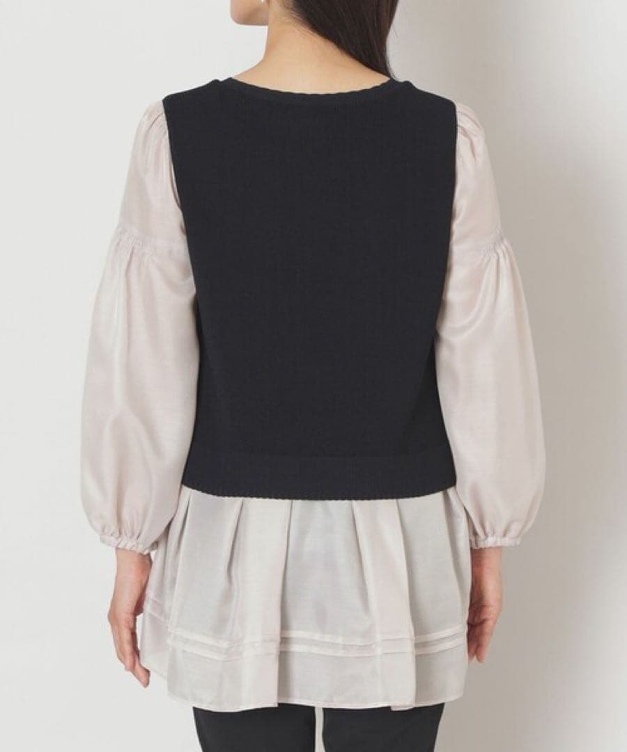 【TOBECHIC】美品✨レイヤーニット チュニック