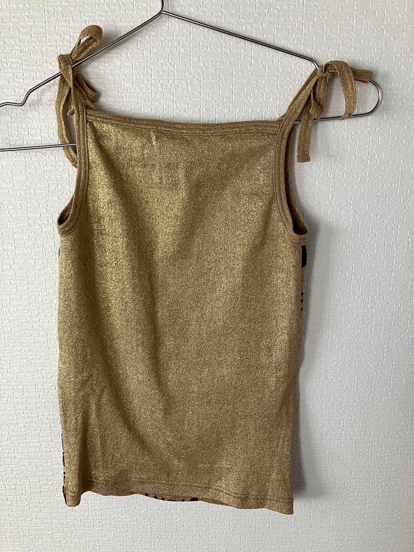 【美品】初期 ヒステリックグラマー キャミソール 平成 ギャル ゴールド y2k