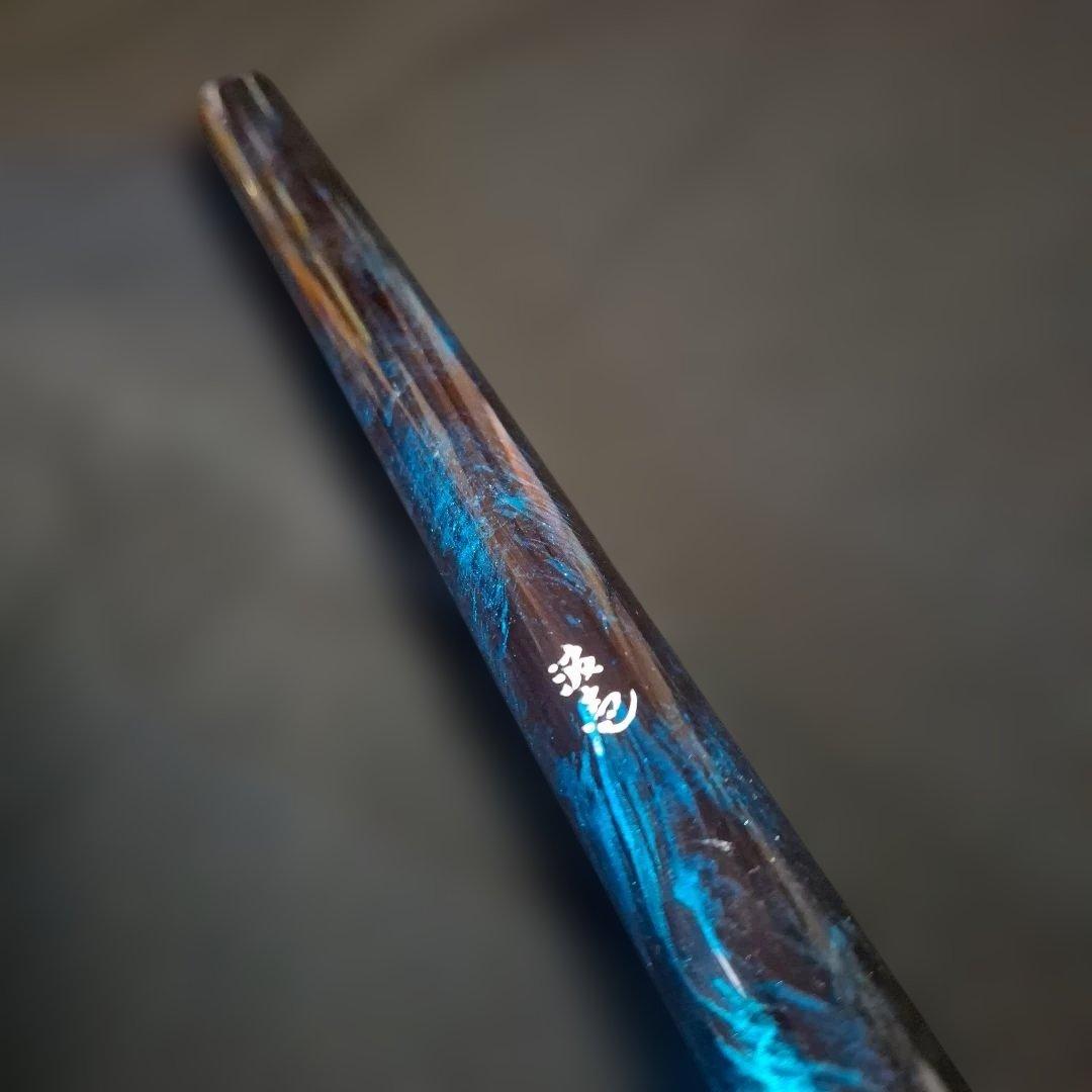 篠笛　古典調　7穴　5本調子　ブルーメタリック特注品