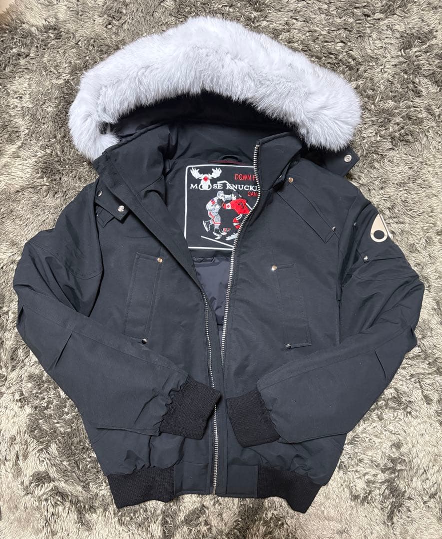 MOOSE KNUCKLES ムースナックルズ　ダウンジャケット　ブラック　S