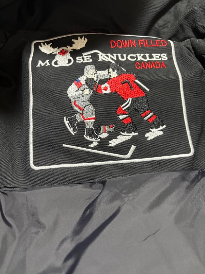 MOOSE KNUCKLES ムースナックルズ　ダウンジャケット　ブラック　S