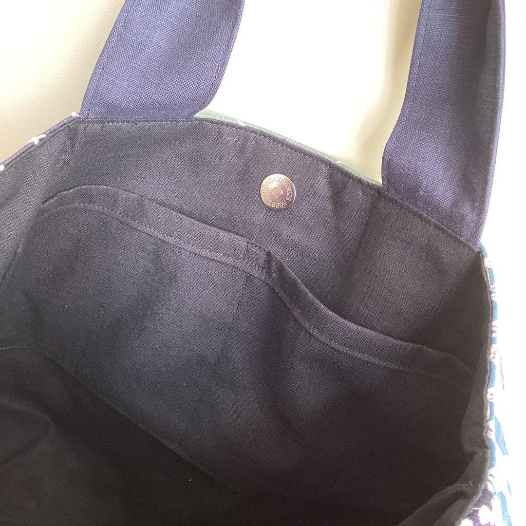 ミナペルホネンタンバリン&パッチワークトートバッグハンドメイド