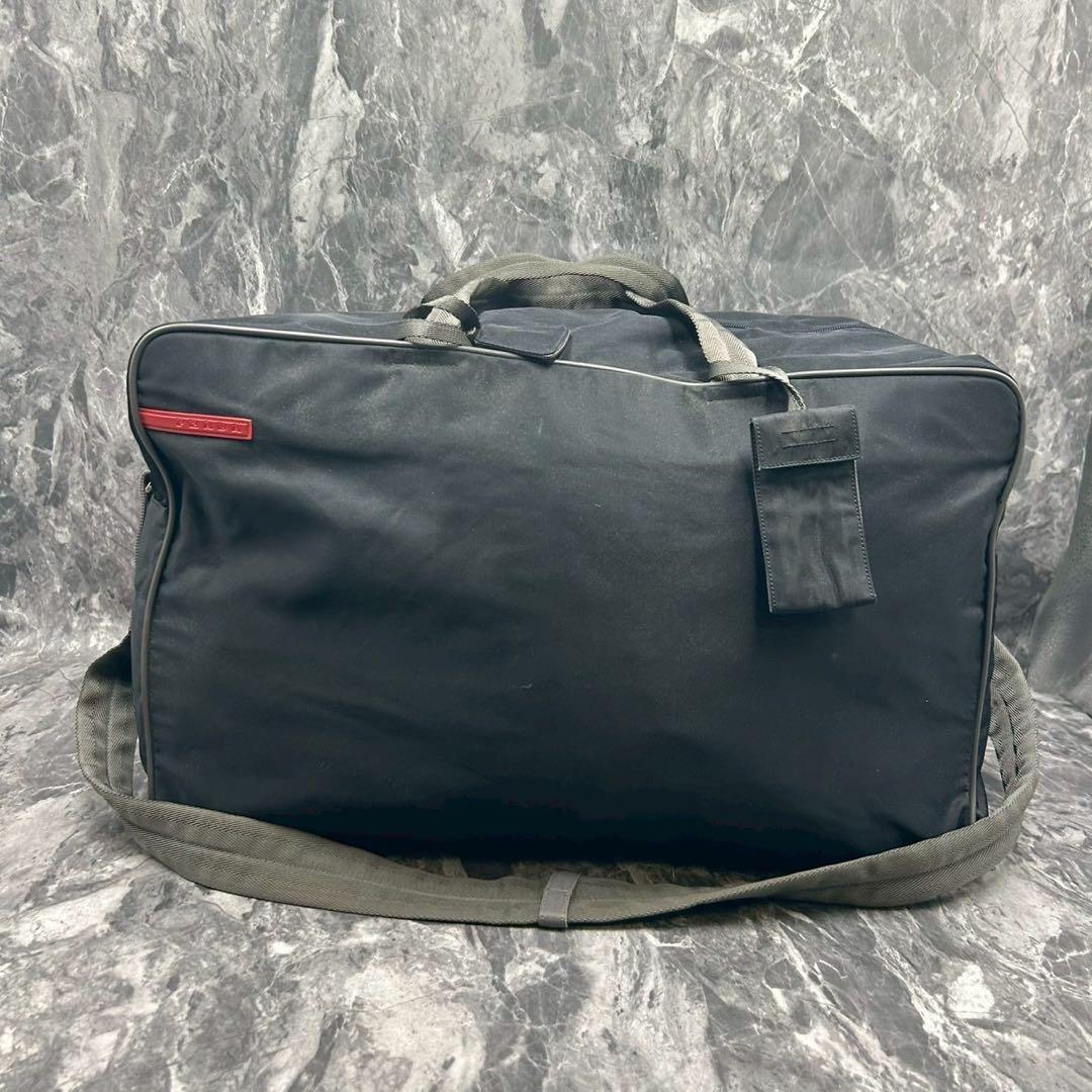 Cary ✨ プラダスポーツ ボストンバッグ V368 ダークネイビー×