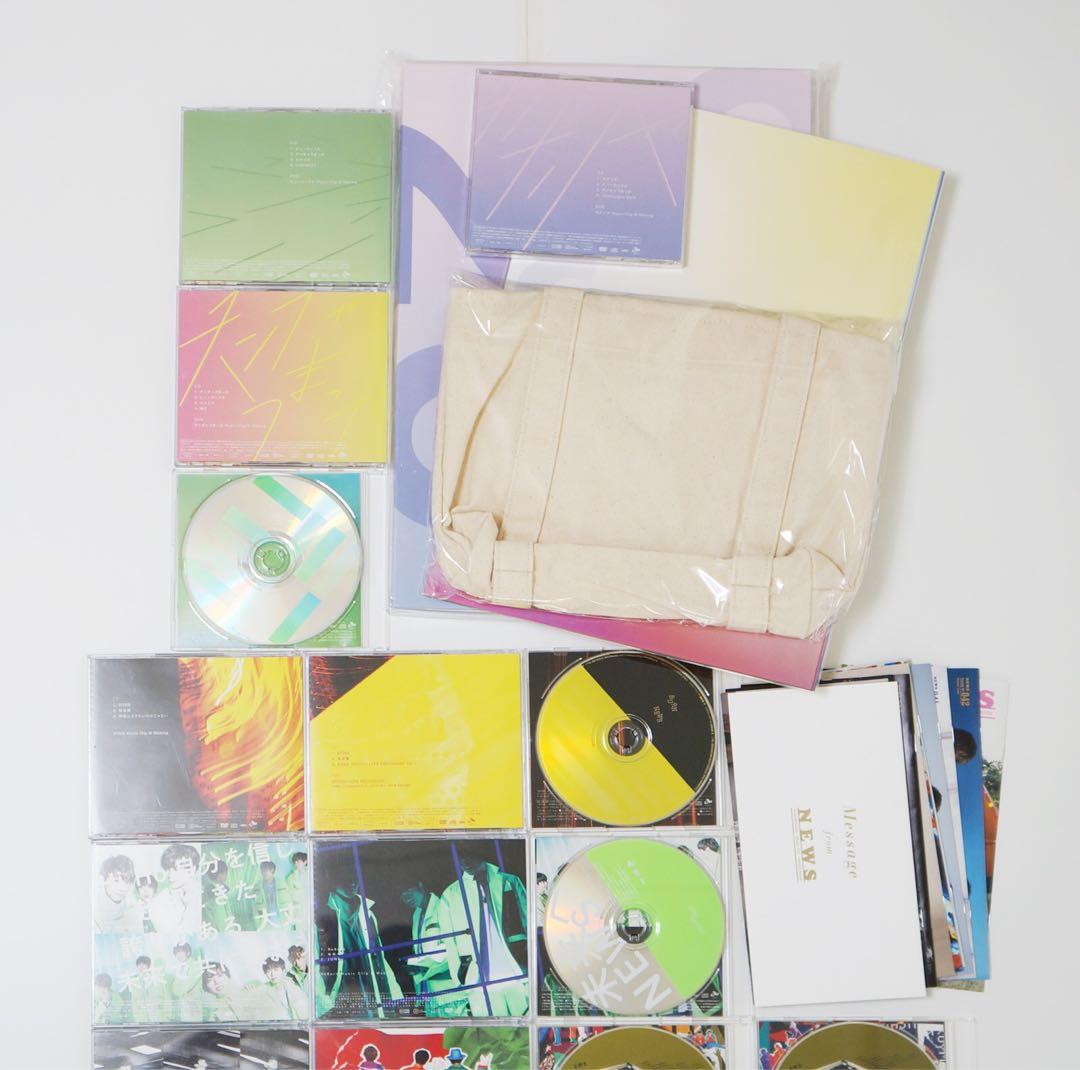 NEWS 3人体制　シングルアルバム25枚セット　BURN Reborn音楽