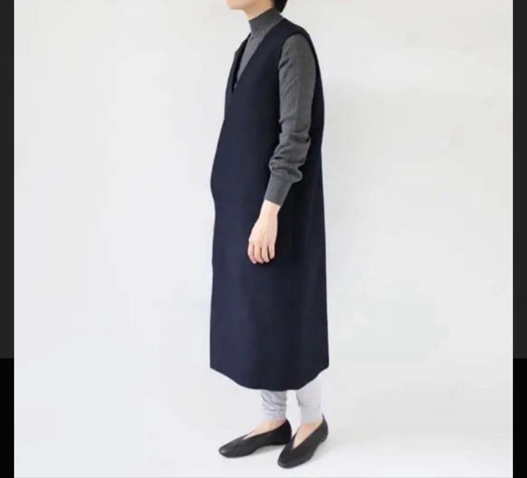 【美品】ゴーシュ　スーパー100'sビーバー ロングベスト