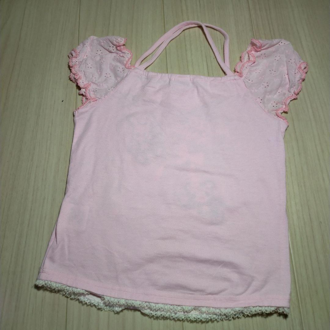 会*い様 レア　mezzopianoメゾピアノ　トップス　130 　ミミポポちゃ