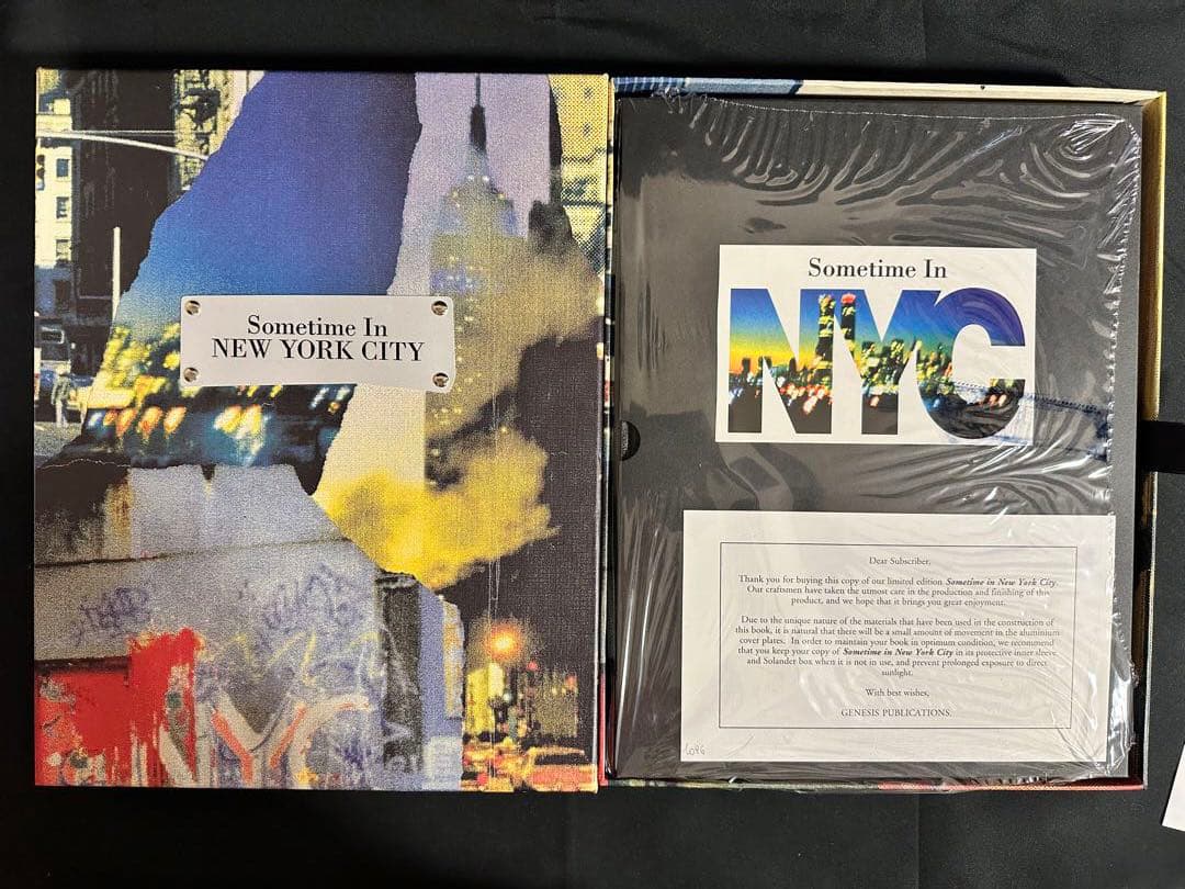 【限定豪華本・直筆サイン入】Sometime In NEW YORK CITY