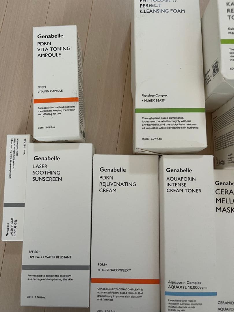 37920円分！！12点セット　genabelle 化粧品など(箱潰れあり)