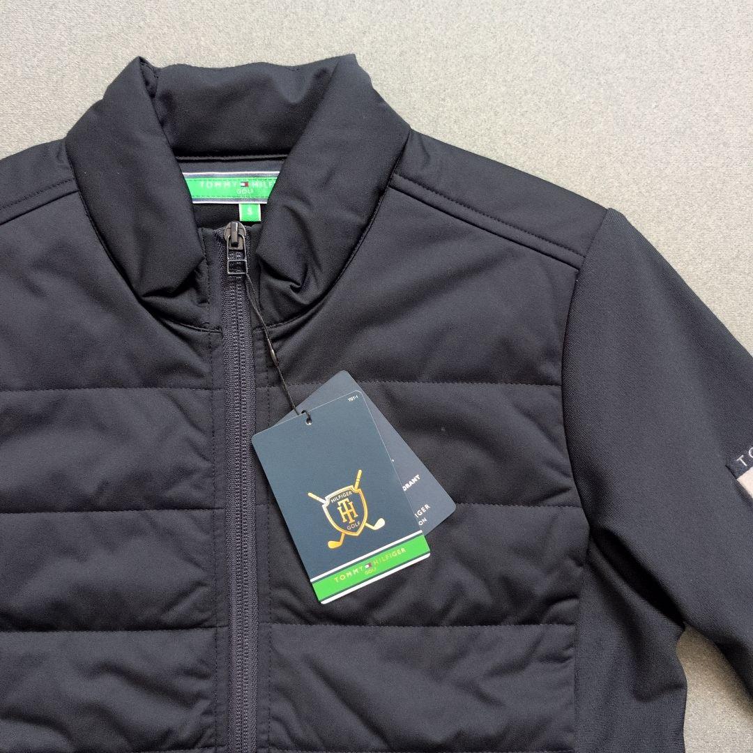 【未使用タグ付き】トミーヒルフィガーゴルフ　中綿フルジップジャケット　ネイビーS