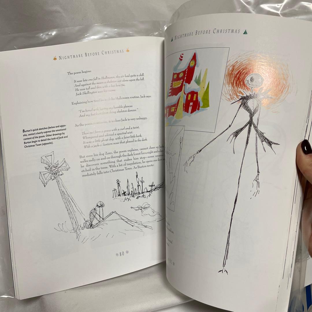 ナイトメアビフォクリスマス　設定資料集　洋書