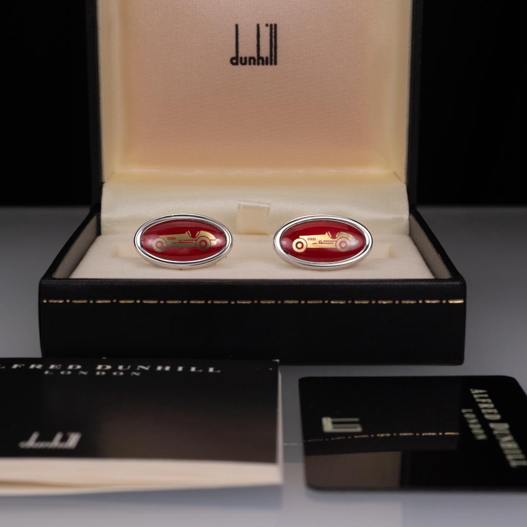 【付属品有】 Dunhill クラシックカー ミレニアム カフスボタン ダンヒル