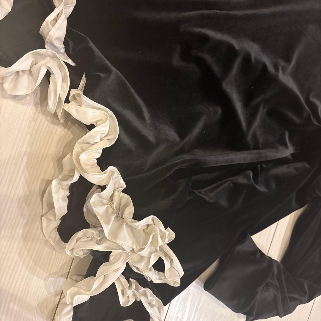 OHGA ベロア トップス　黒色　お値下げ