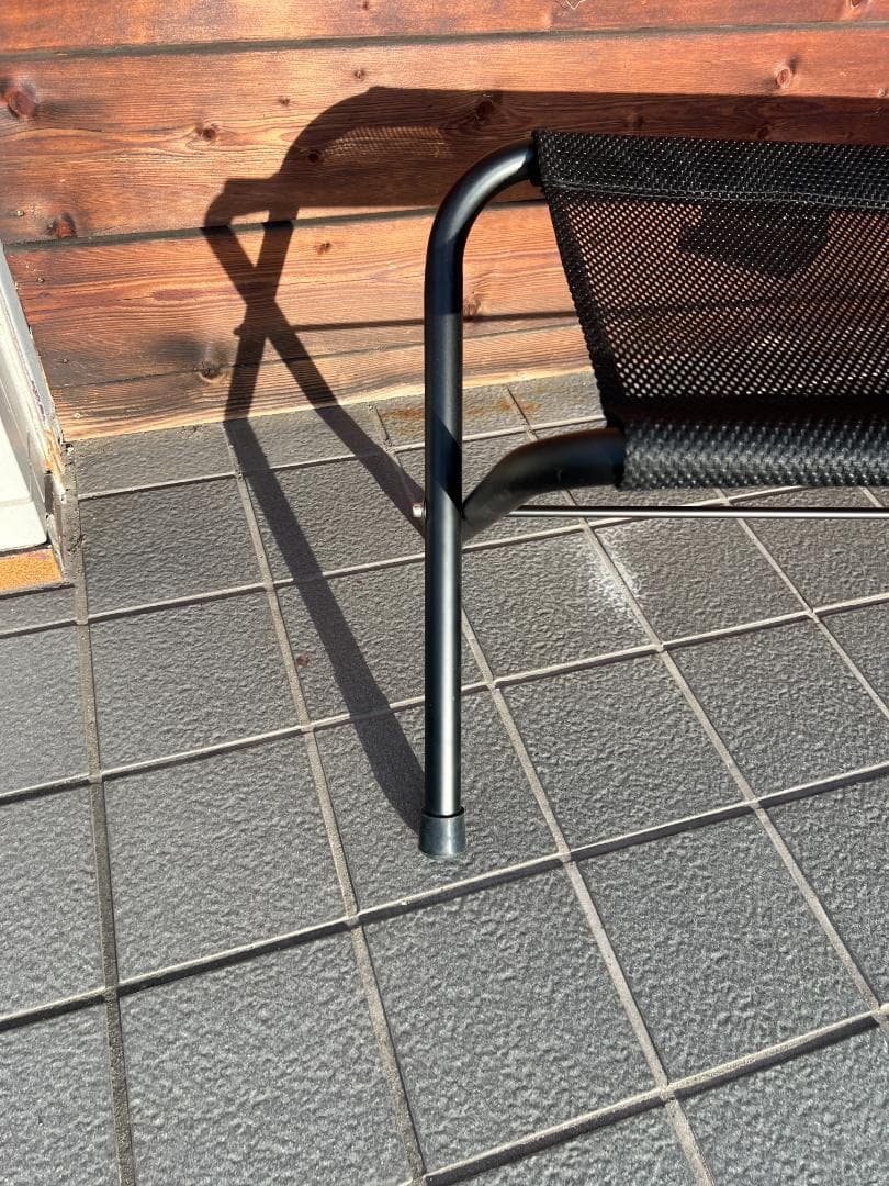 スノーピーク　ブラック 折りたたみ式アウトドアベンチ