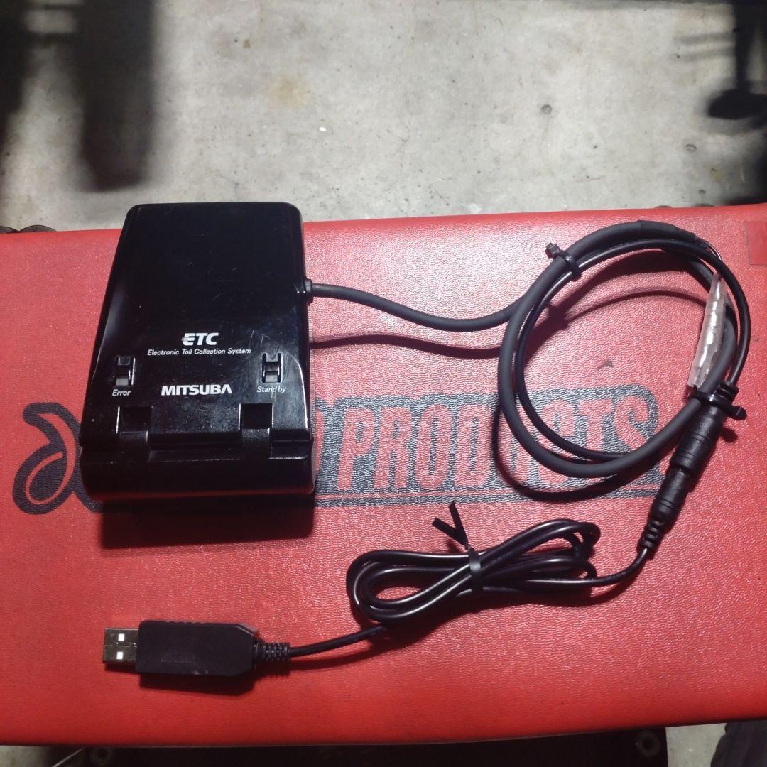 バイク用　ETC　ミツバ　BE21　USB　【808】