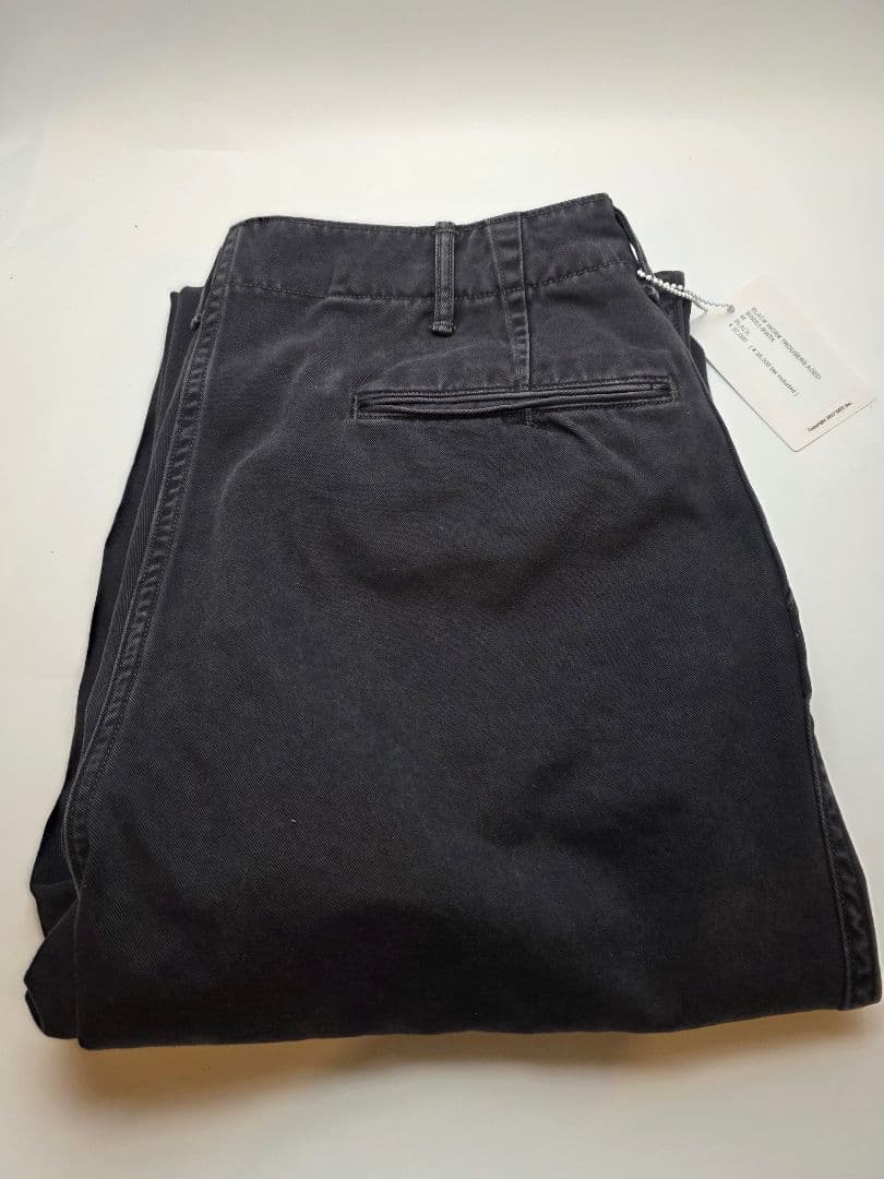 BOWWOW　BLACK WORK TROUSERS パンツ　チノ　ブラック　M