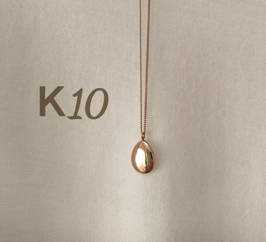 K10 4℃ アクアゴールド ネックレス