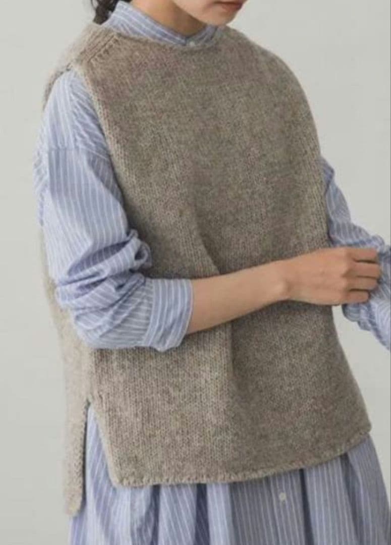 kagure ニットベスト フリーサイズ