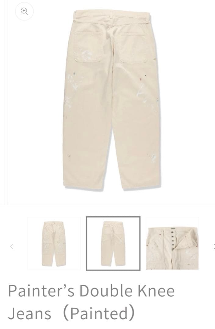 echeveria Painter’s Double Knee Jeans