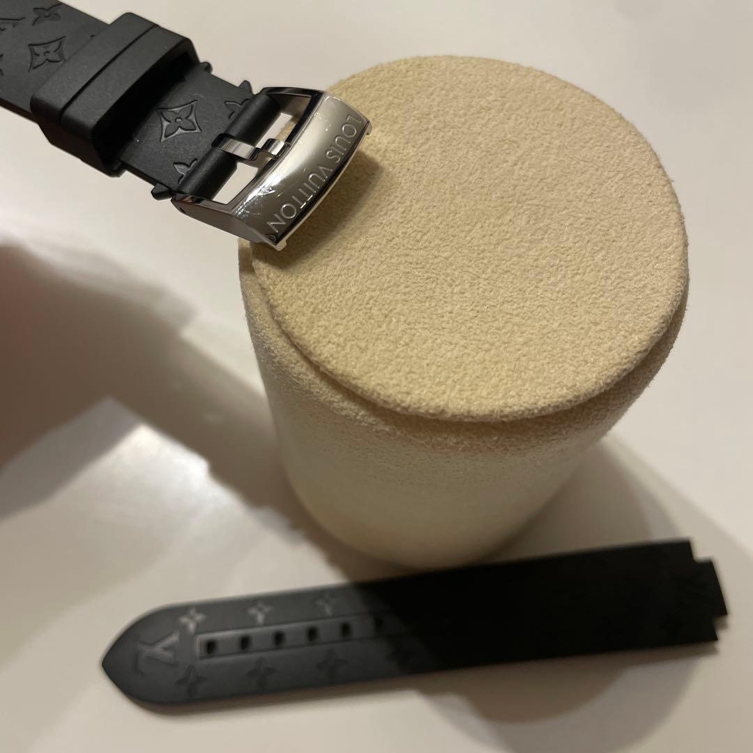 最終値下げタンブール Q132C ラブリーカップ クロノ 時計 Mベルト黒