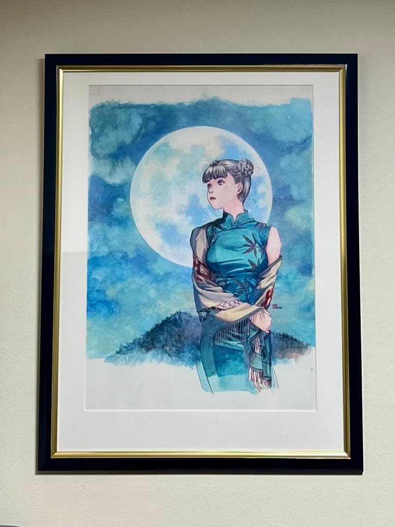 鶴田謙二 直筆サイン入り複製原画 「チャイナさん 1」